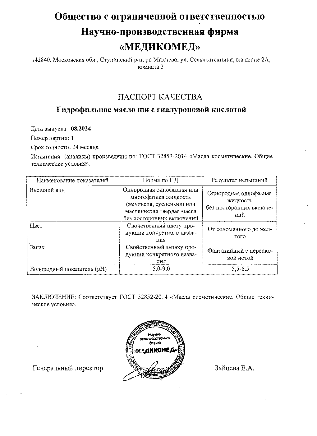 Паспорт №082024